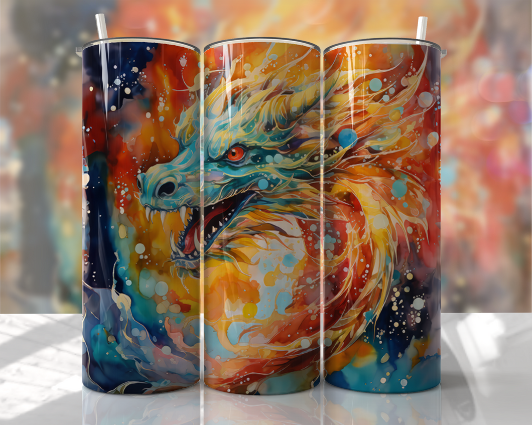 Dragon 20 oz Tumbler Sublimation Transfer