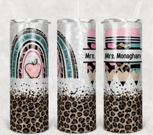 Load image into Gallery viewer, Custom Teacher 20 oz Tumbler Sublimation Transfer
