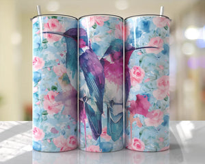 Hummingbird 20 oz Tumbler Sublimation Transfer